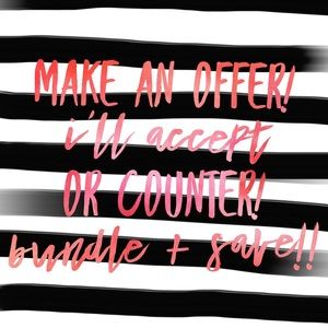 all offers considered or countered!